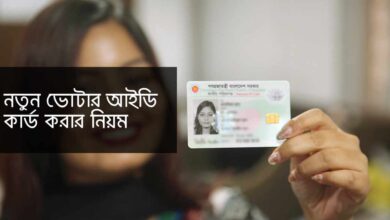 নতুন ভোটার আইডি কার্ড করার নিয়ম