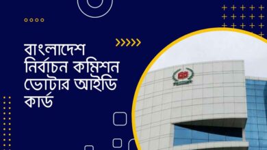 বাংলাদেশ নির্বাচন কমিশন ভোটার আইডি কার্ড