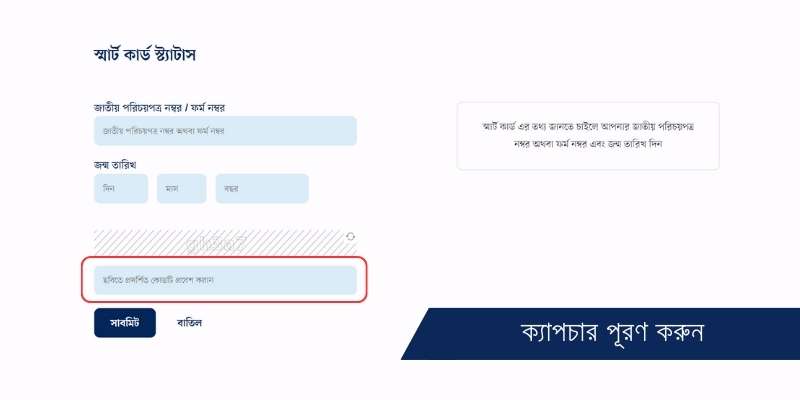 ক্যাপচার পূরণ করুন
